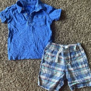 EUC Month Carter’s Short and Shirt Set